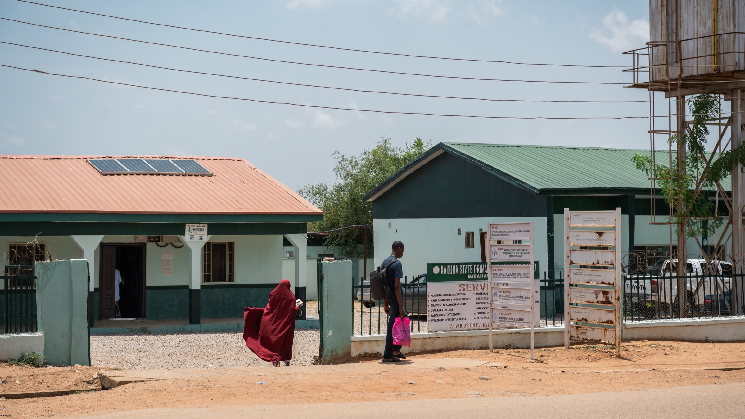 Patients arriving at a primary health care facility in Kaduna
